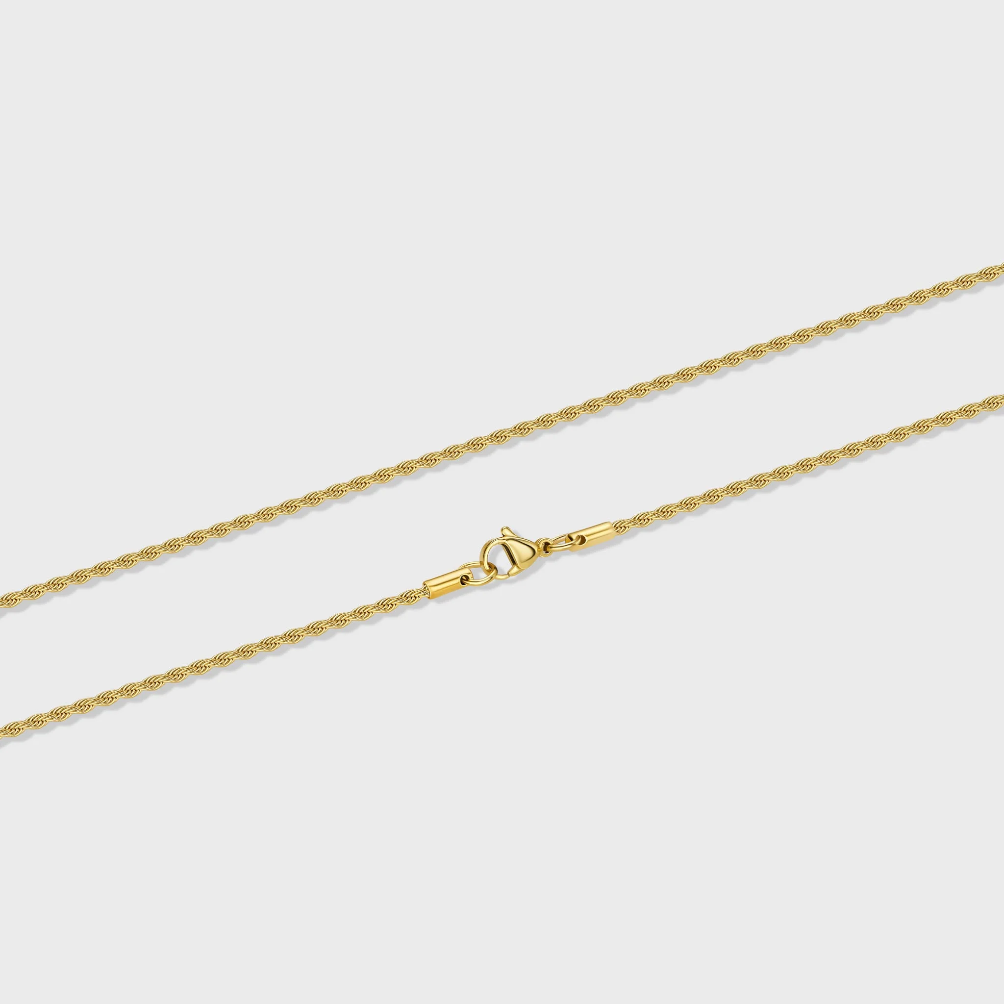 Women's Rope Chain (Gold) - 2mm - Image 3