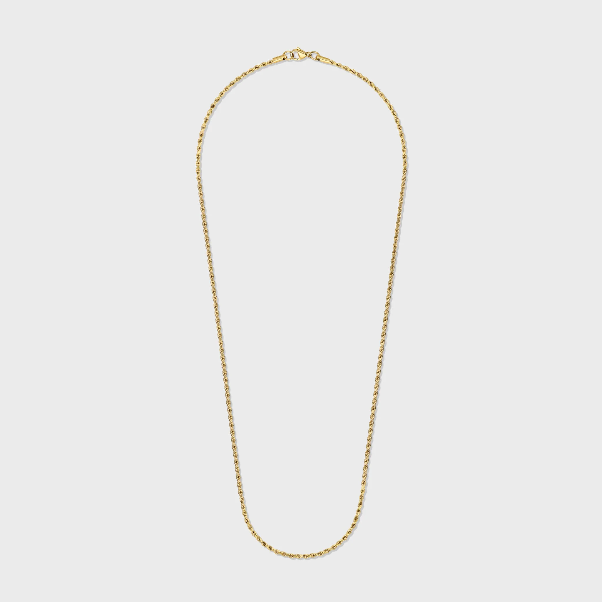 Women's Rope Chain (Gold) - 2mm - Image 4