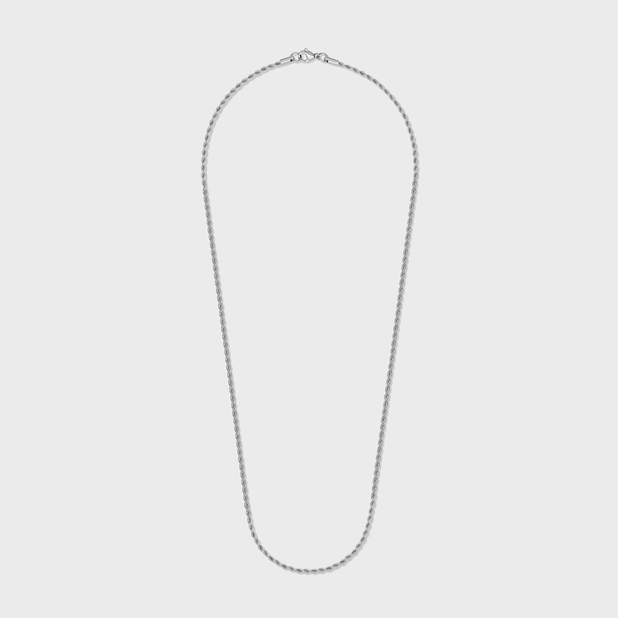 Women's Rope Chain (Silver) - 2mm - Image 4