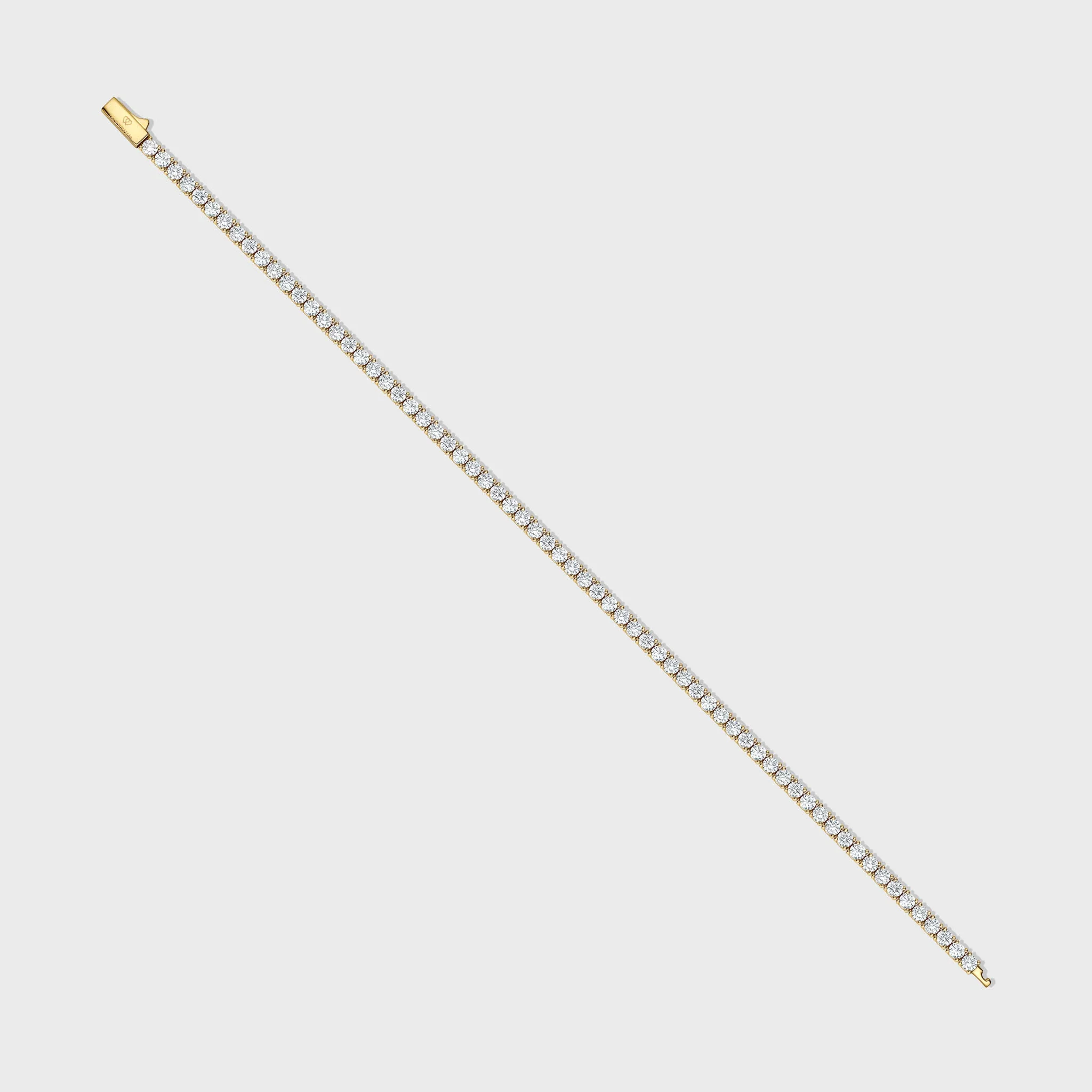 Women's Tennis Bracelet (Gold) - 3mm - Image 3