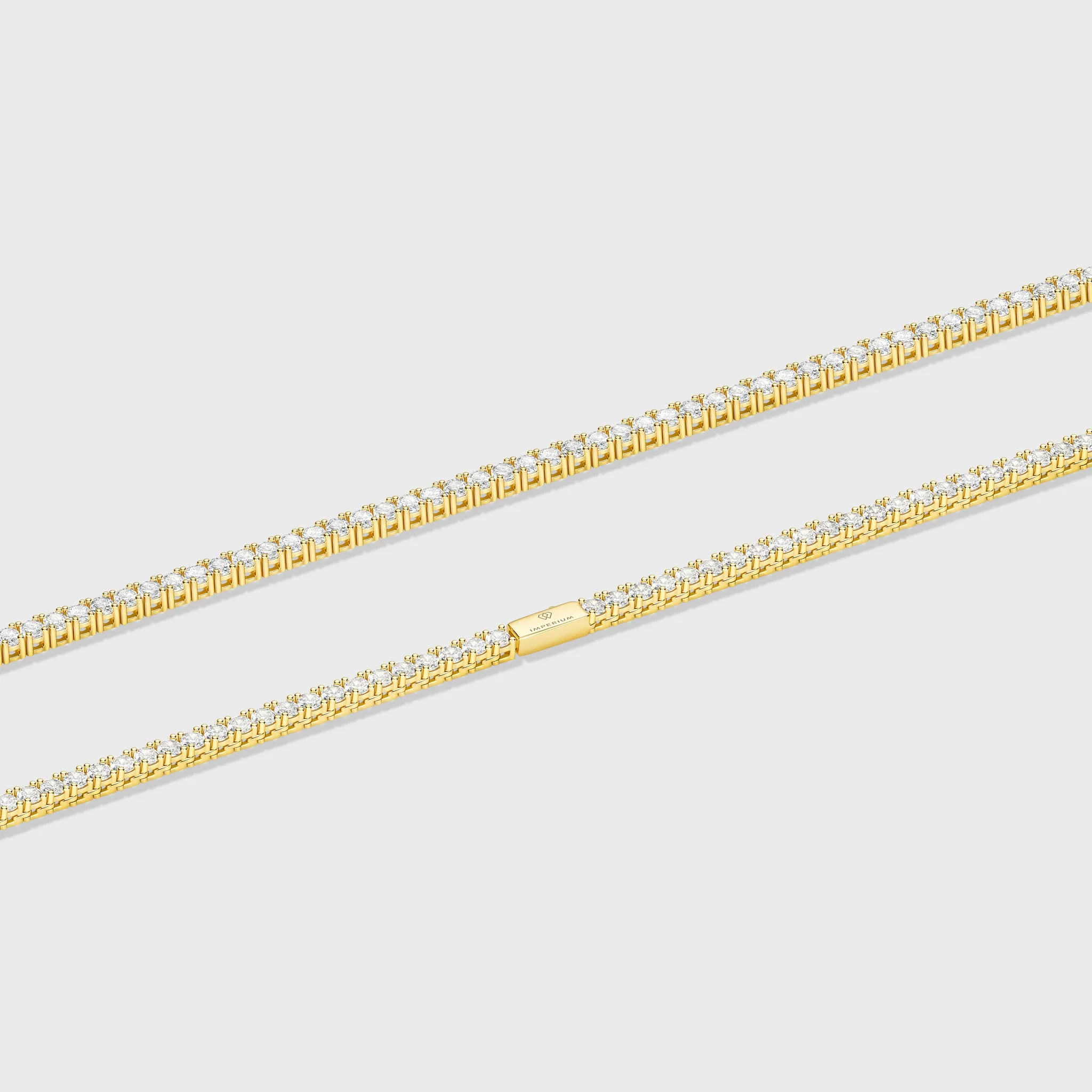 Women's Tennis Chain (Gold) - 3mm - Image 3