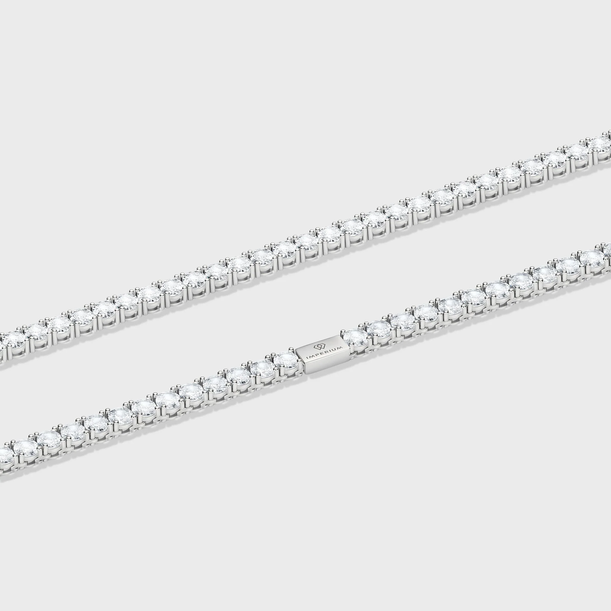 Women's Tennis Chain (Silver) - 5mm - Image 3